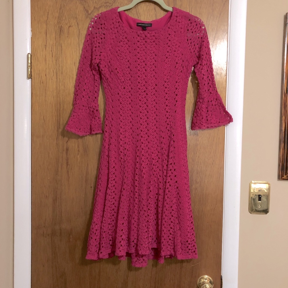 Size 4 Pink lace dress